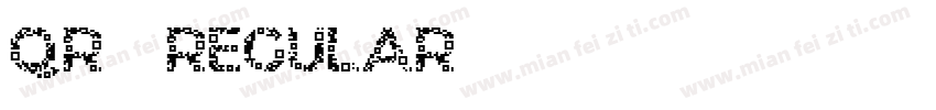 QR-奶包朝旭 regular字体转换
